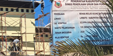 Proyek Rehabilitasi Masjid Agung Baiturrahman Limboto : K3 Dipertaruhkan, Pengawasan Dipertanyakan