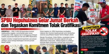 SPBU Hepuhulawa Gelar Jumat Berkah, Tegaskan Komitmen Tolak Gratifikasi