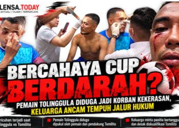 Bercahaya Cup Berdarah, Pemain Tolinggula Diduga Jadi Korban Kekerasan