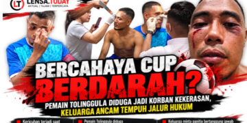 Bercahaya Cup Berdarah, Pemain Tolinggula Diduga Jadi Korban Kekerasan
