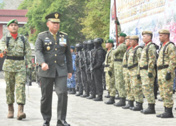 HUT Ke – 81 TNI, Brigjen TNI Wahyu Eko Purnomo : Semakin Kuat TNI, Semakin Besar Tanggungjawab Yang Dipikul