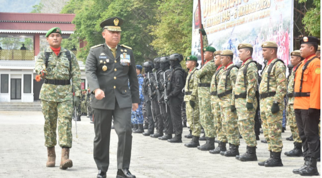 HUT Ke – 81 TNI, Brigjen TNI Wahyu Eko Purnomo : Semakin Kuat TNI, Semakin Besar Tanggungjawab Yang Dipikul