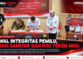 Kawal Integritas Pemilu, Kejari Samosir dan KPU Teken MOU