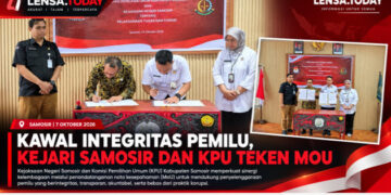 Kawal Integritas Pemilu, Kejari Samosir dan KPU Teken MOU
