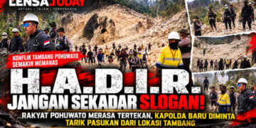 H.A.D.I.R. Jangan Sekadar Slogan! Rakyat Pohuwato Merasa Tertekan, Kapolda Baru Diminta Tarik Pasukan dari Lokasi Tambang